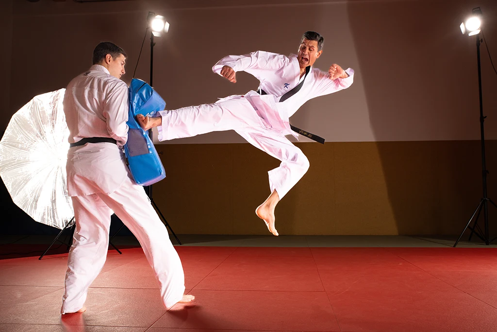 Training mit Schlagpolster Schlagpolster-Training